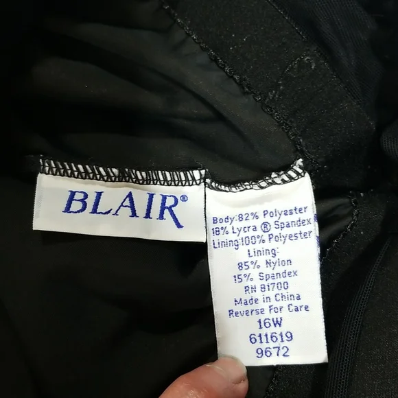 BLAIR Black Blue & Purple Pansie One Piece Dress Swimsuit - Picture 11 of 15